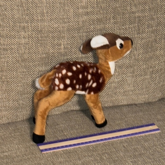 Wild Republic Plush Fawn Deer Stuffed Toy Animal Brown and White - Picture 12 of 15